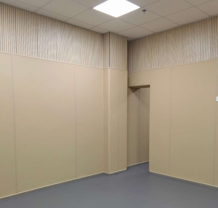 留置室防撞軟包建設(shè)實施無膠復(fù)合工藝